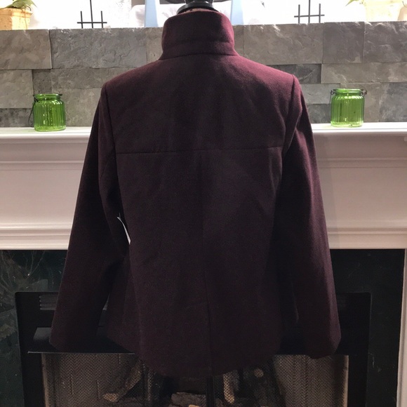NWT Old Navy Plum Peacoat🥀 - Picture 6 of 7